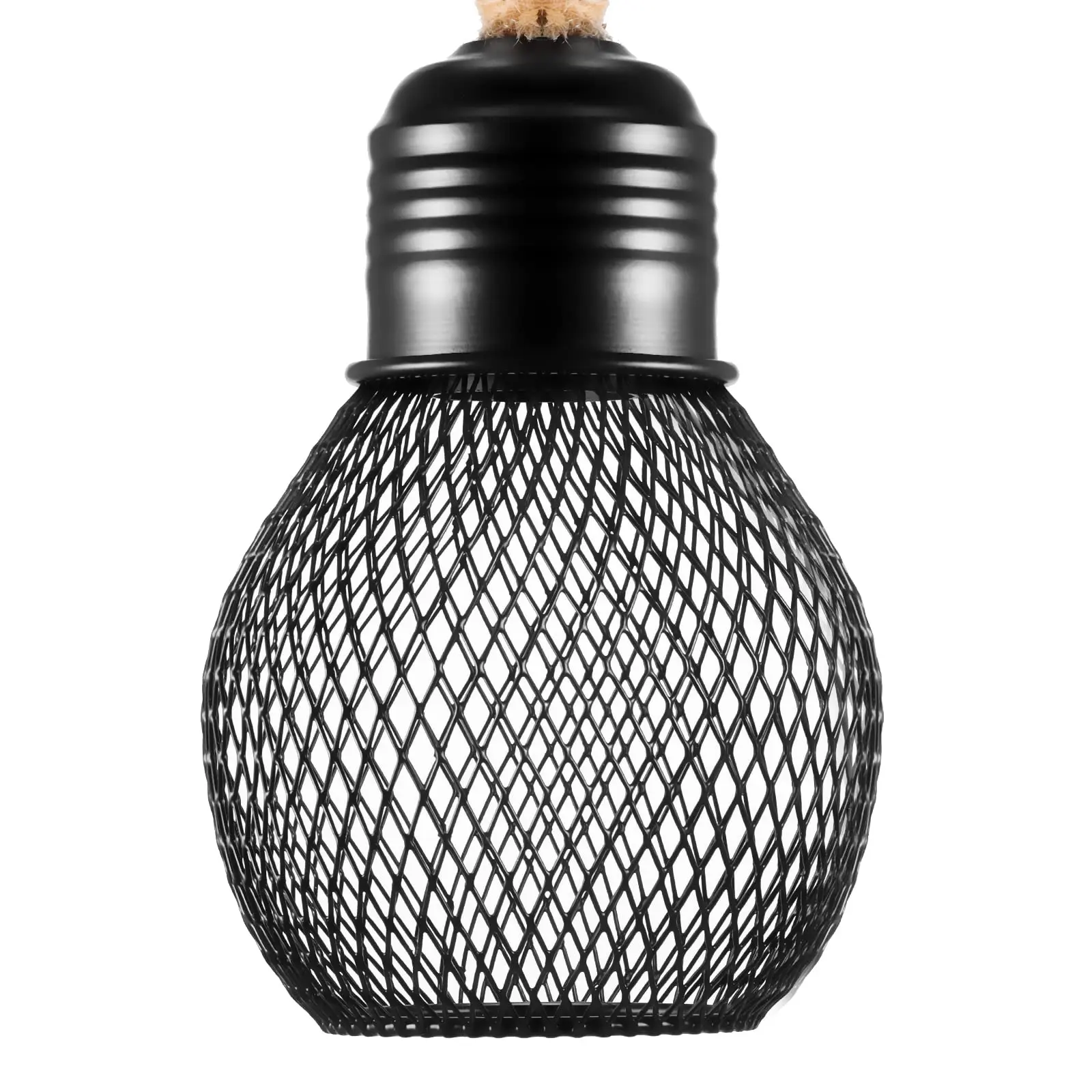 2-Pack Wooden Wall Light Hemp Rope, Industrial Wall Lamp Lamp Shade, E27 LED Retro Wall Light Living Room Bedside Table(NO Bulb)