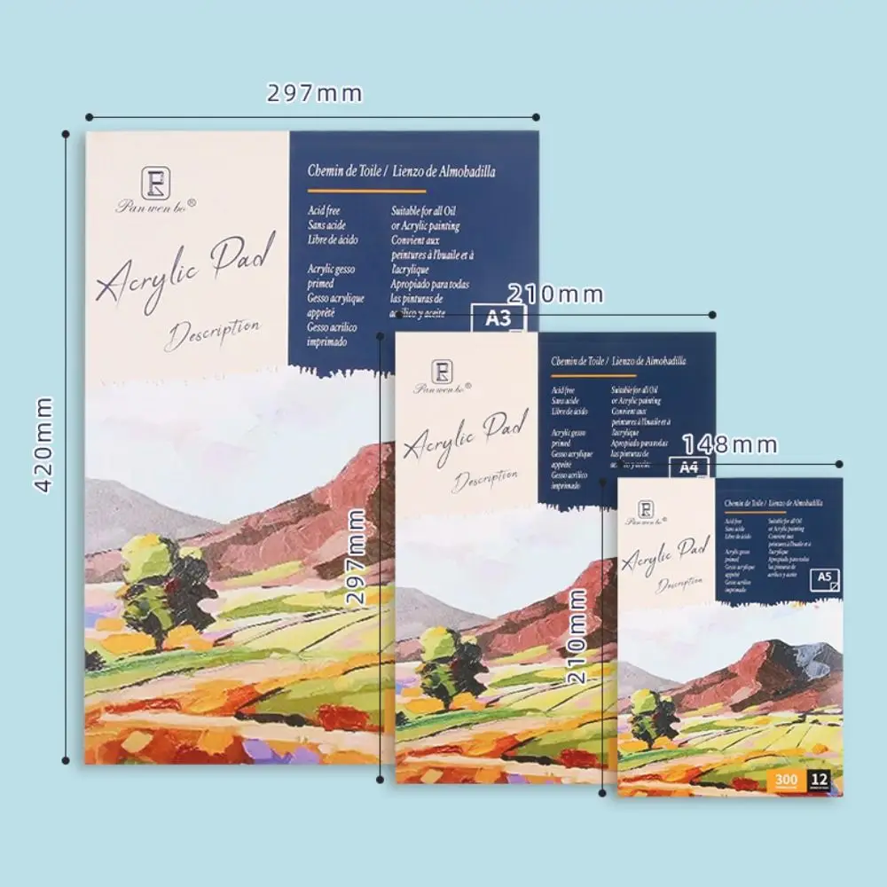 المهنية A3/A4/A5 لفائف كراسة الرسم 24 ورقة دوامة ملزمة سميكة ورق الرسم صديقة للبيئة حمض الحرة الفنان رسم الوسادة رسم #3