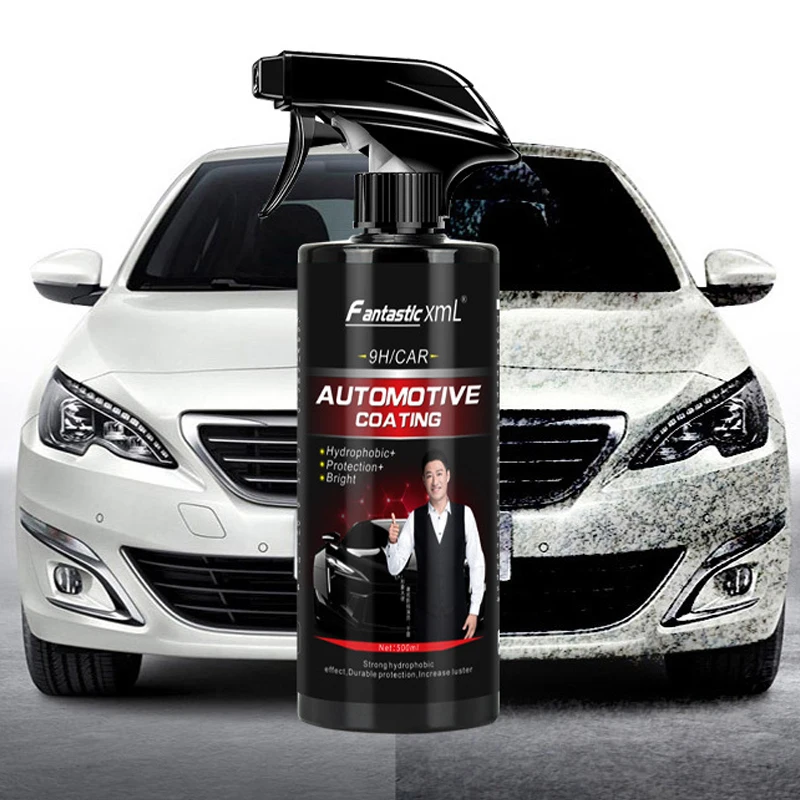 Ceramic Car Coating 500ML 9H Nano Liquid Glass Plated Crystal Hydrophobic Waterproof Polishing Paint Hardness Car Polish Wax