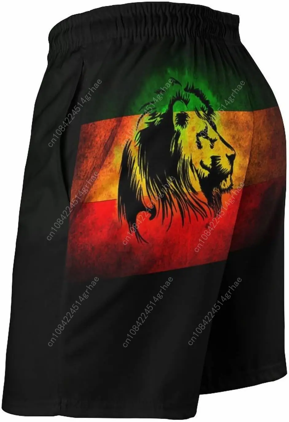 Leão de Judá Shorts Homens Praia Calças Curtas Soltas Board Shorts Roupas de Moda para Corrida em Casa