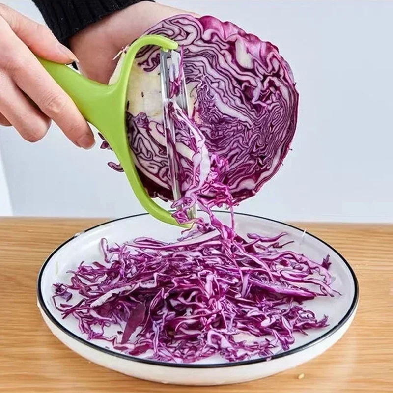 Peeler Vegetables Fruit Stainless Steel Cabbage Graters Salad Potato Slicer Kitchen Accessories Cooking Tools Wide Mouth image 5