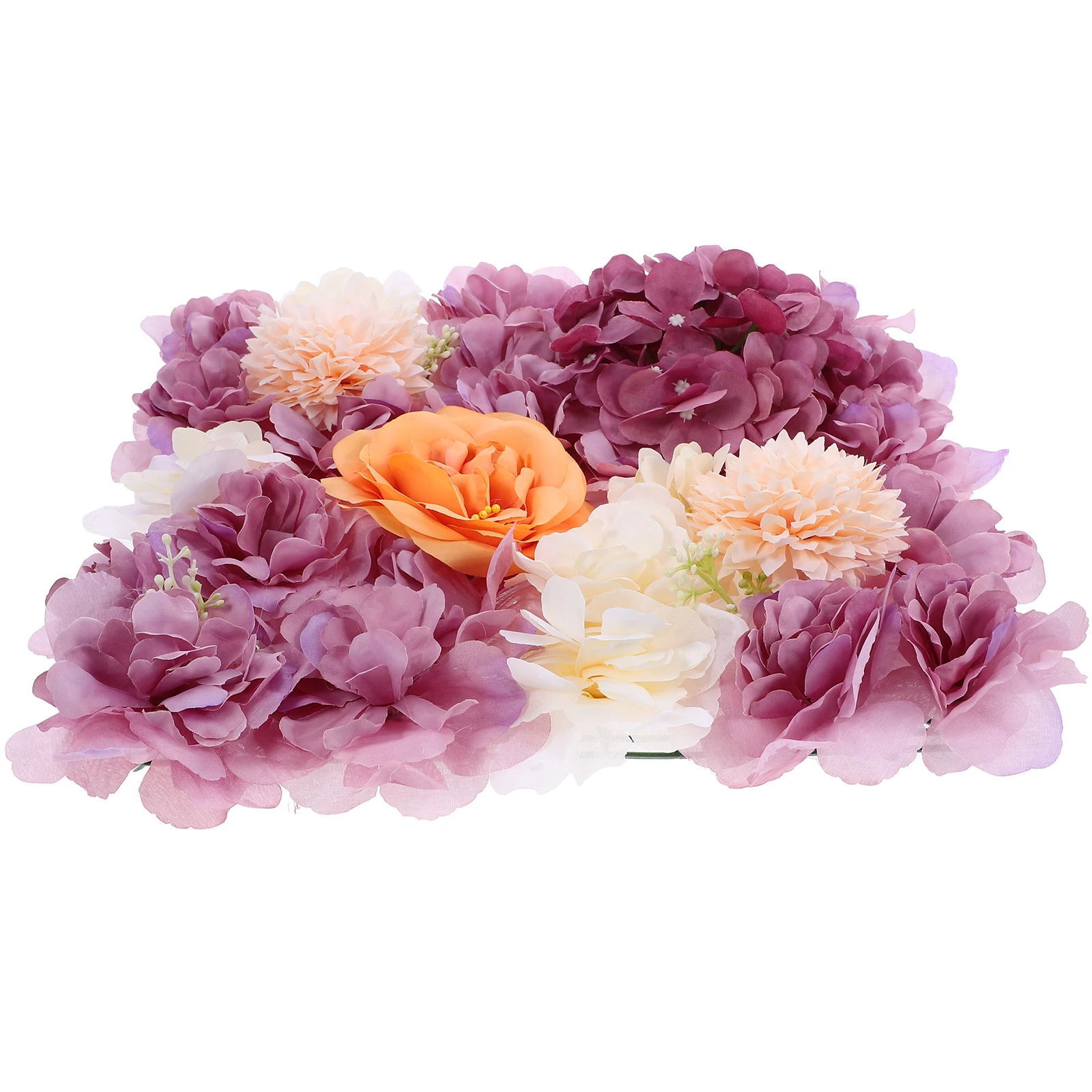 

Silk Rose Pink Artificial Flowers Decor Panel for Wedding Garden Flower Plastic Fake Flower Panels Panel Party Home Garden