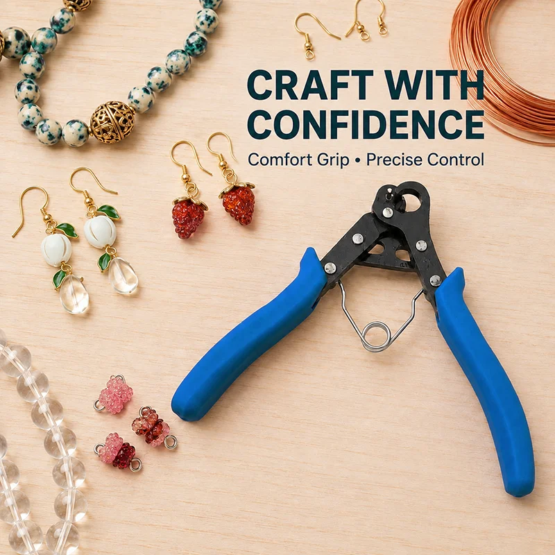 Jewelry Wire Rolling Pliers 1.5/2.25/3mm For Jump Ring Earrings Making Wire Bending Loop Forming DIY Jewelry Making Supplies