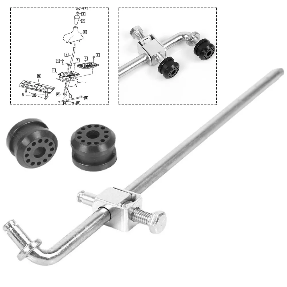 

Enhanced Transfer Case Shift Control Linkage for Dodge Models 2002 2005 Part Number 52105555AA with Grommet Bushings