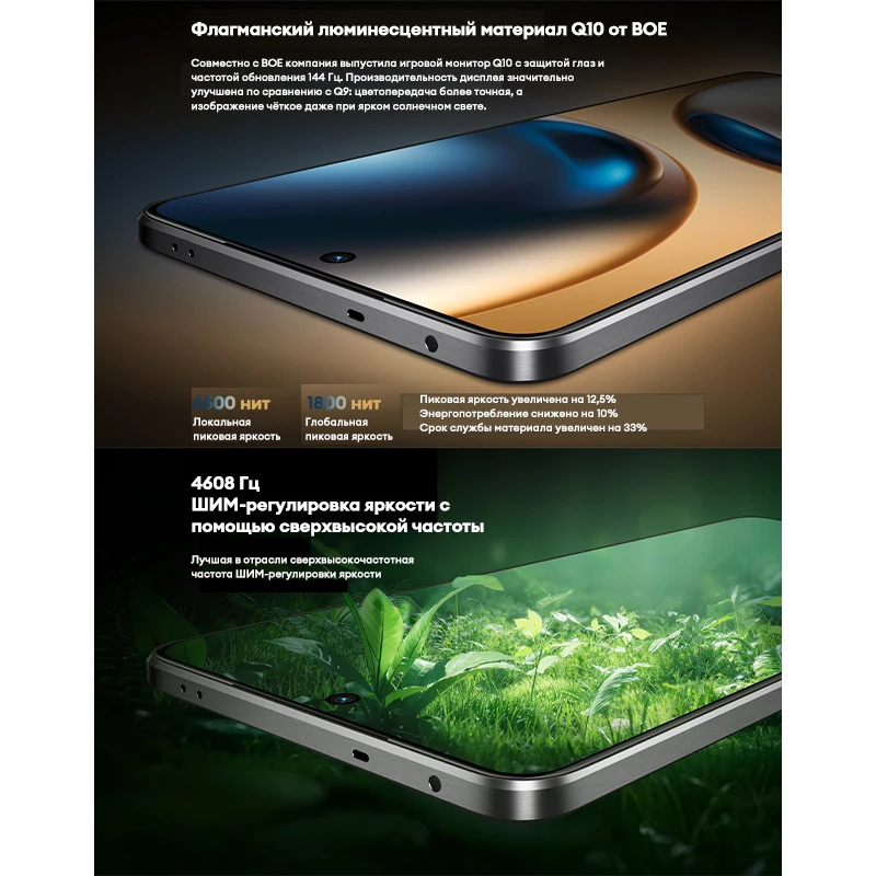 مقفلة! Realme GT 7 MTN-NX1 البعد 9400+ 6.80 بوصة FHD+ 2800×1280 144 هرتز 50MP+8MP+16MP 7200mAh 100W Type-C 2 Nano-SIM #5