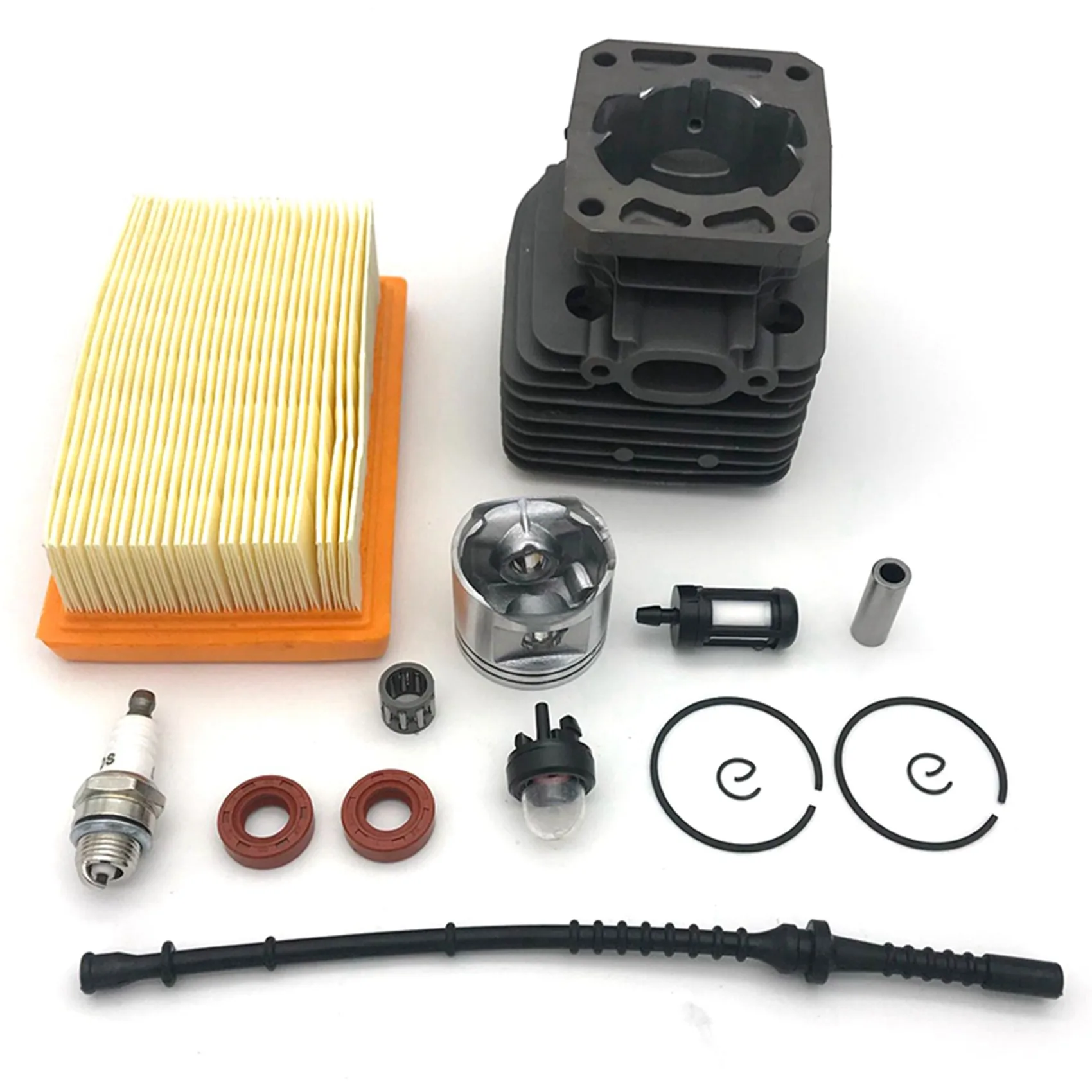 AFOURT-2 Set 42Mm Cylinder Piston Kit For FS450 FS 450 Air Fuel Filter Line Oil Seal Bulb Spark Plug Trimmer 4128 020