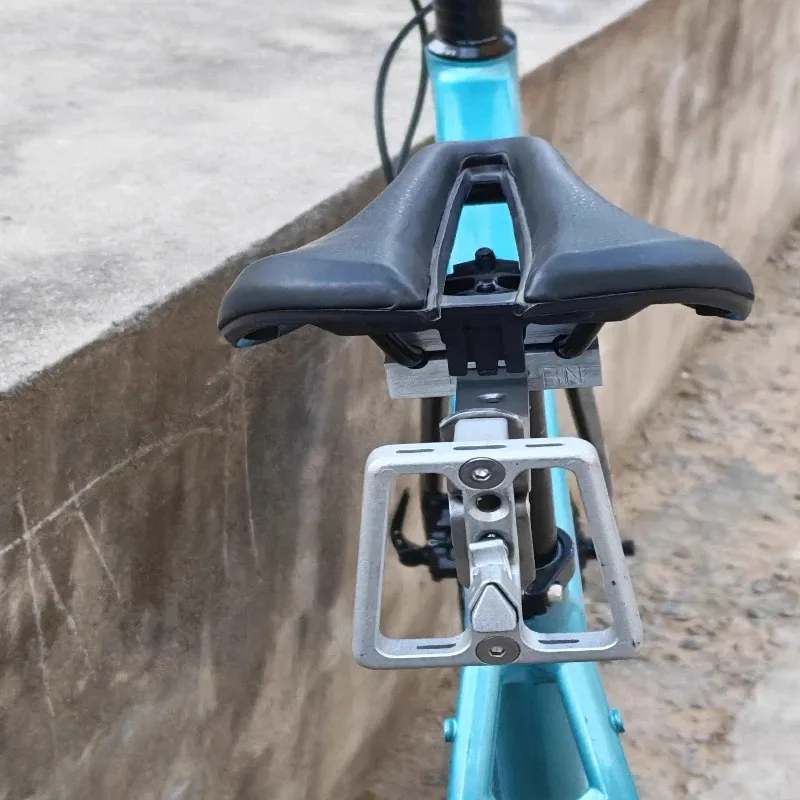 Everbright Store 304 Stainless Steel Rear Pig Nose Conversion Rack Bicycle Saddle Pig Nose Bag Expansion Bracket