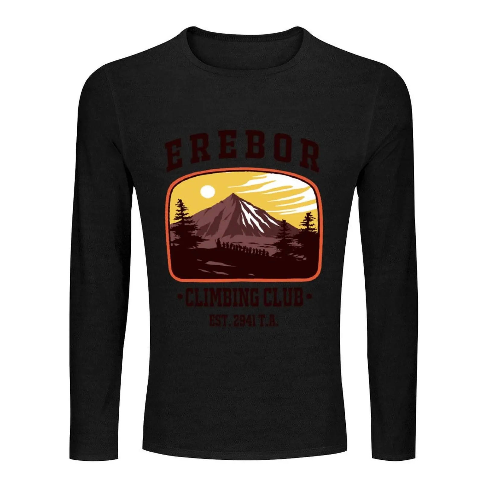 Erebor Climbing Club Long T-Shirt Aesthetic clothing new edition t shirt vintage clothes mens t shirt graphic