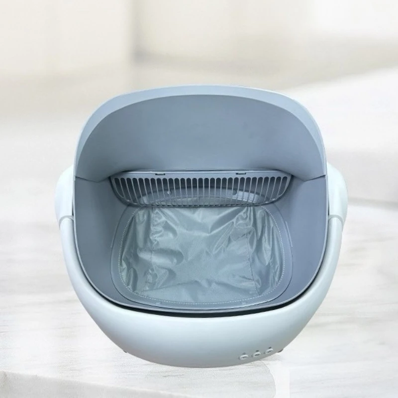 التلقائي صندوق نفايات القط آلة تجريف مرحاض القطط الكهربائية الحيوانات الأليفة هريرة الذكية القطط صناديق نفايات التنظيف الذاتي القطط رمل #4