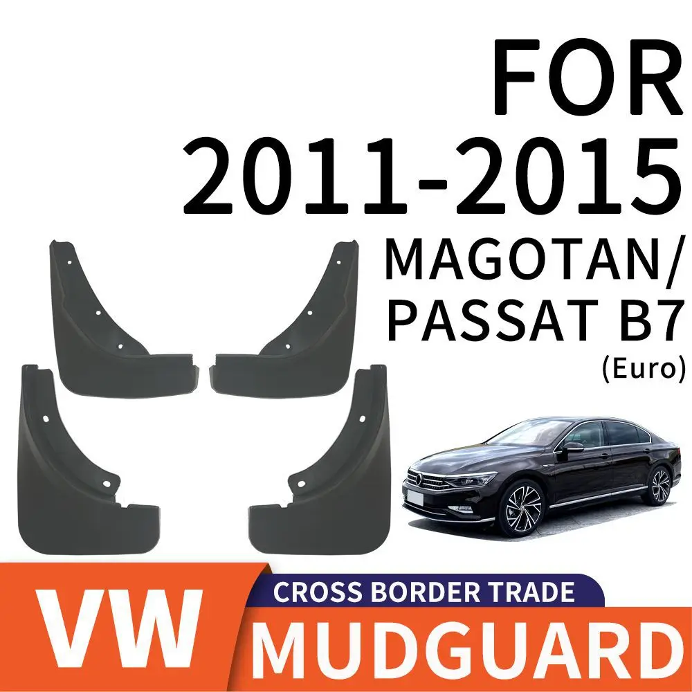 

Mudguard is suitable for 2011 2015 Volkswagen Magotan/Passat B7 (Europe) car tire mudguard PP soft rubber material auto parts