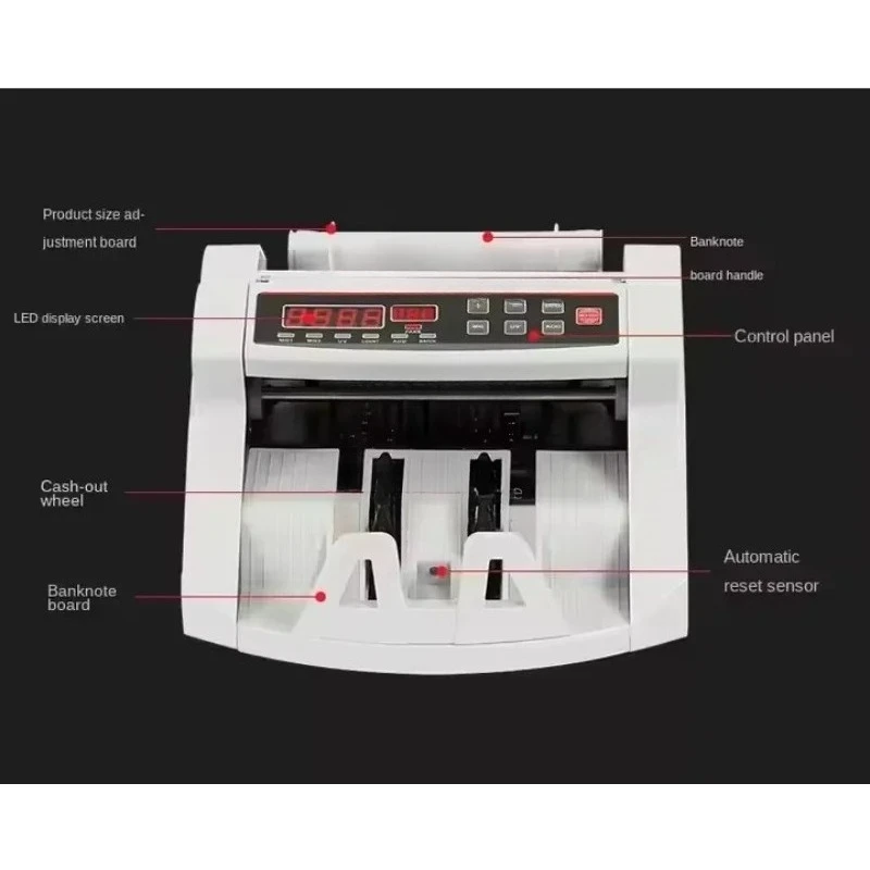 Automatic Bill Counter Banknote Counting Machine for Business And Home Use Cash Billing Add-to-Bill System from China Mainland
