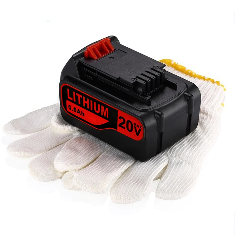 Baterías de iones de litio recargables para LBXR20 Black Decker, 20V, 4,0/5,0/6.0Ah, herramientas eléctricas inalámbricas, batería de repuesto BL2018