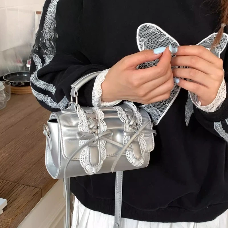 

Высококачественная сумка-мессенджер в иностранном стиле с бантом, летняя новая сумка-мессенджер, диагональная сумка для пригородных поездок, изысканная индивидуальность, простой отдых