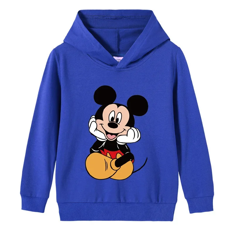 

Disney Mickey Mouse and Donald Duck 2023 Fall Children's Cotton Hooded Sweatshirt Top