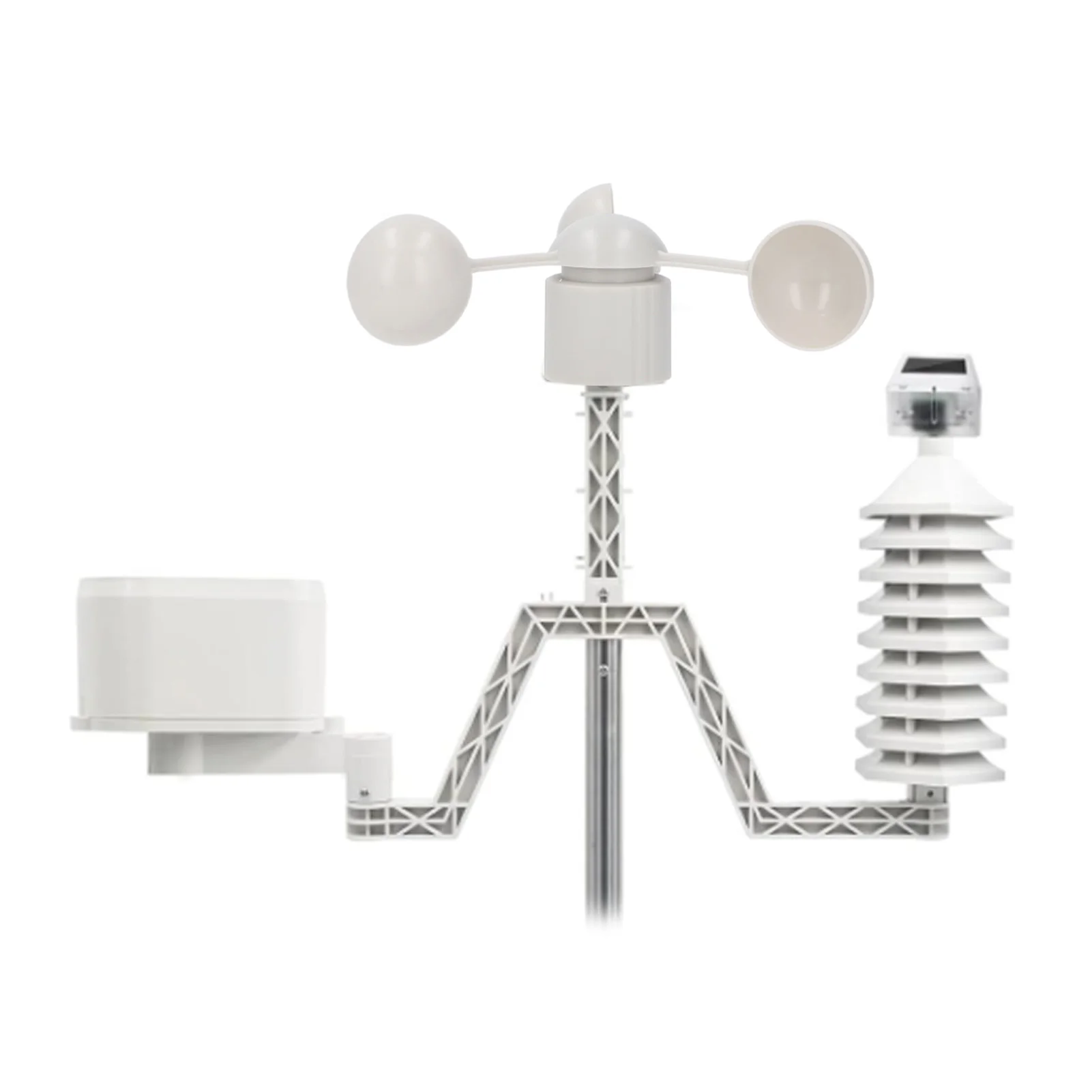 RJ11 Wind Cup Anemometer - Plug & Play Wind Speed Sensor for Weather Station & Meteorological Monitoring