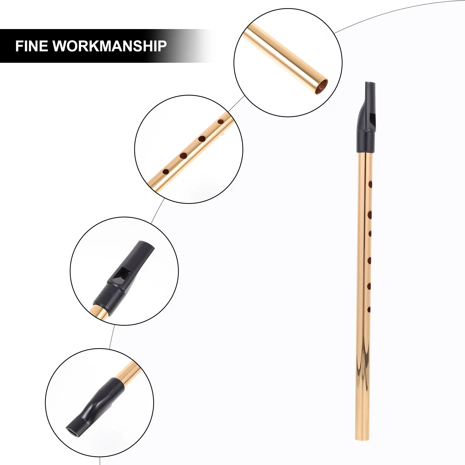 

Kids Musical Toy Soprano Recorder Educational for Instruments Clarinet Beginner Flute