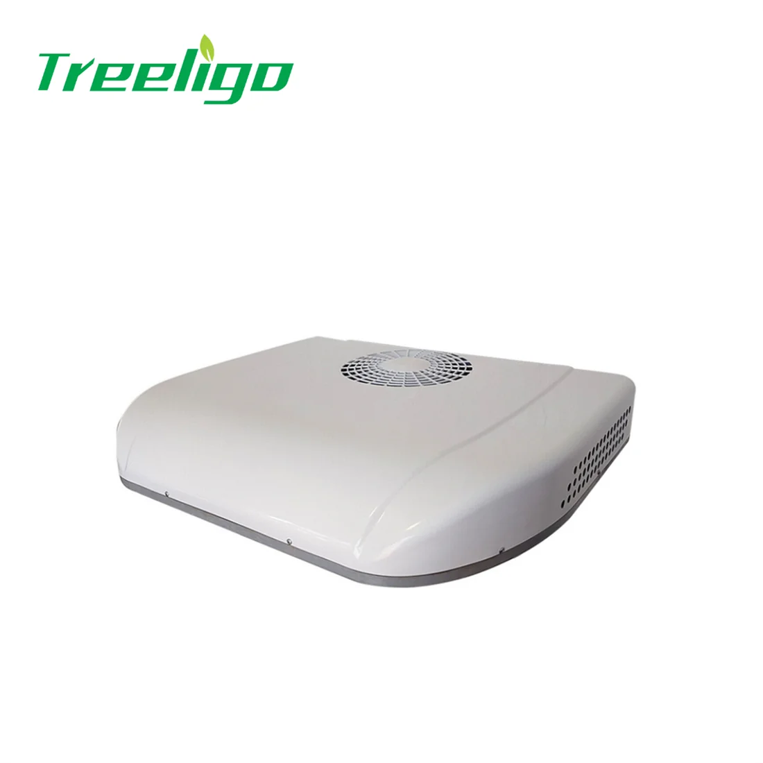 

Электрический кондиционер Treeligo, 12 В, автомобильный кемпер, фургон, парковочный охлаждающий кондиционер для автофургона на крыше, караван, автобус 13500BTU