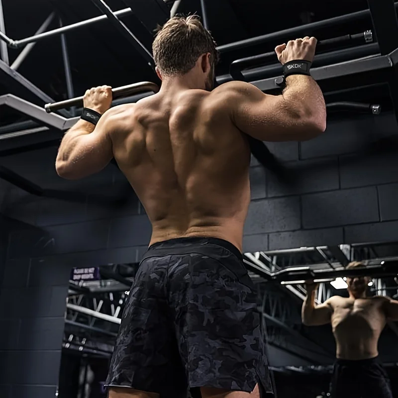 1 Paar Gewichtheber-Handgelenkbandagen - Handgelenkbandagen für Gewichtheben | Fitness-Handgelenkbandagen mit zusätzlicher Griffunterstützung für Krafttraining – Detail 5