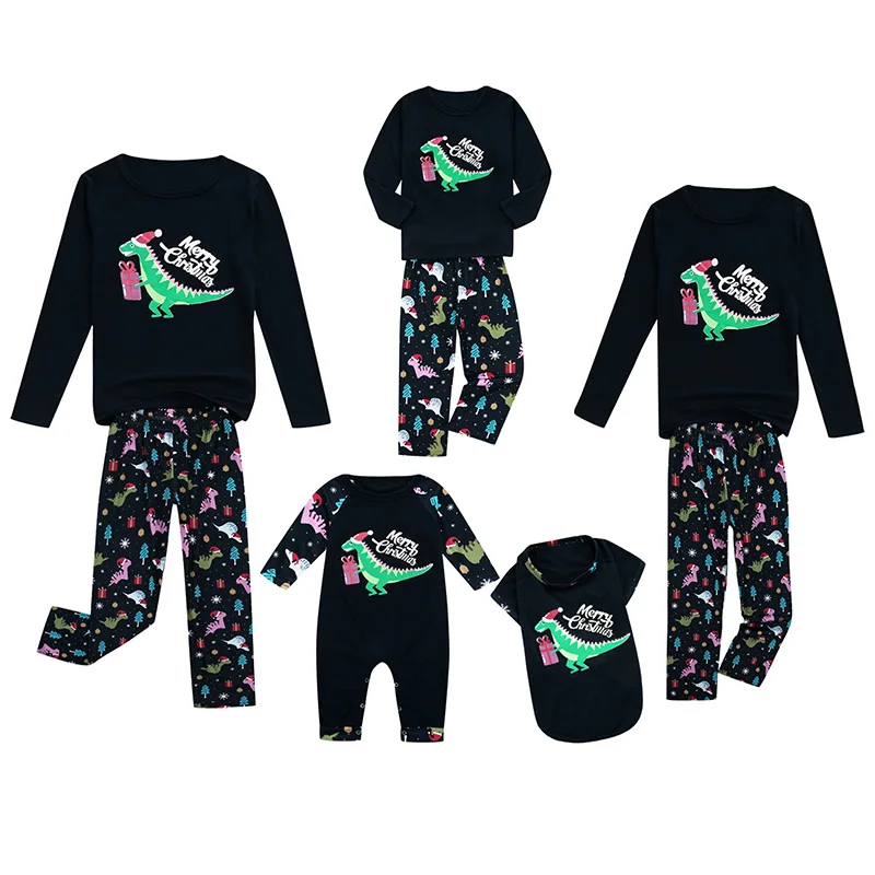 

Christmas Family Matching Outfit Reindeer Patterned Pajamas Set for Mom Dad Baby Pet Festive Sleepwear Jumpsuit