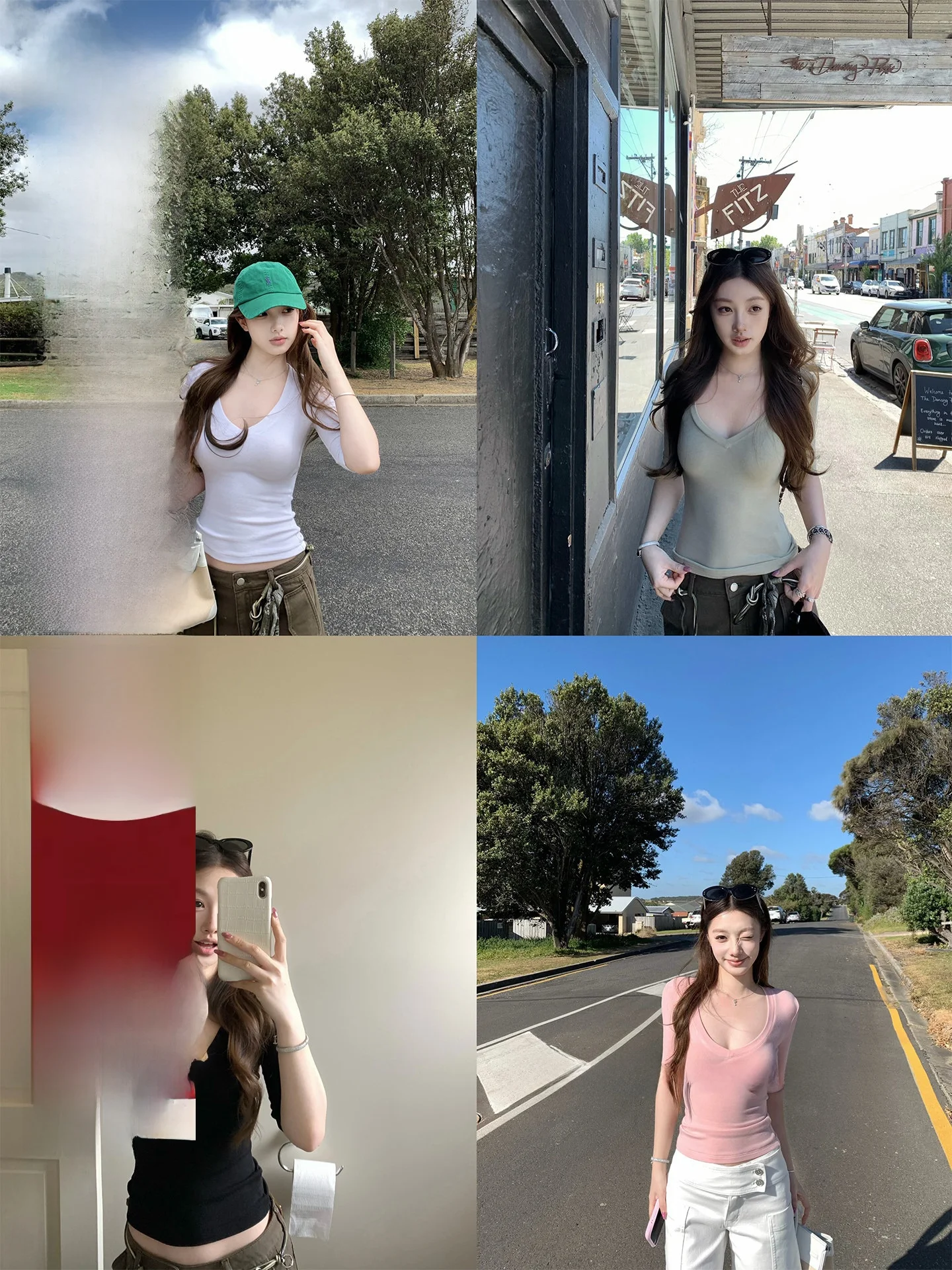 

Base Layer T-irt Women's V-ne Svel Wool Blend Casual Sle ort Sve Polyester Lyocell Fiber Spandex Blend