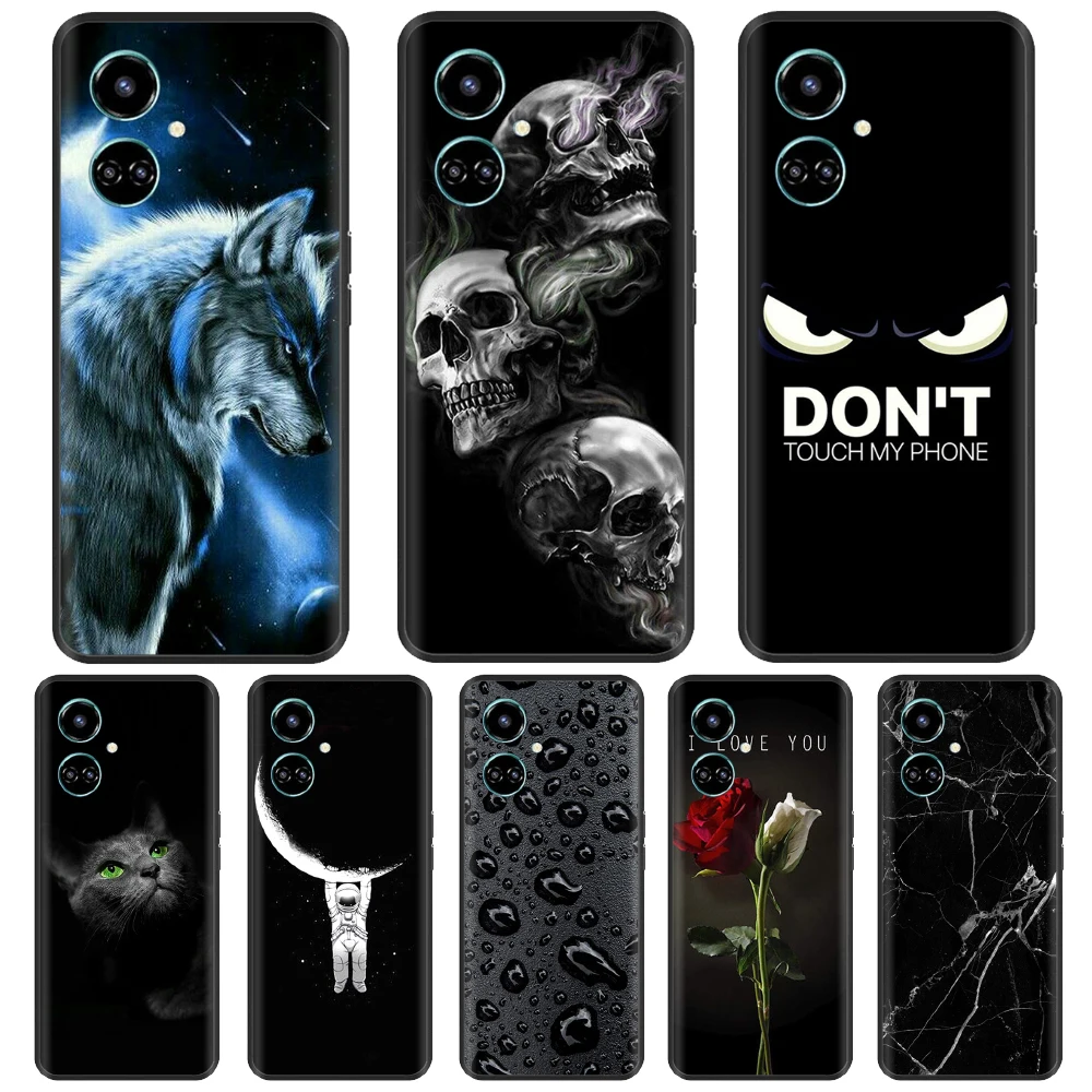 Para Tecno Spark 9 Pro funda Spark9 Pro 9Pro parachoques de silicona suave TPU contraportada para Tecno Spark 9 Spark9pro funda de teléfono