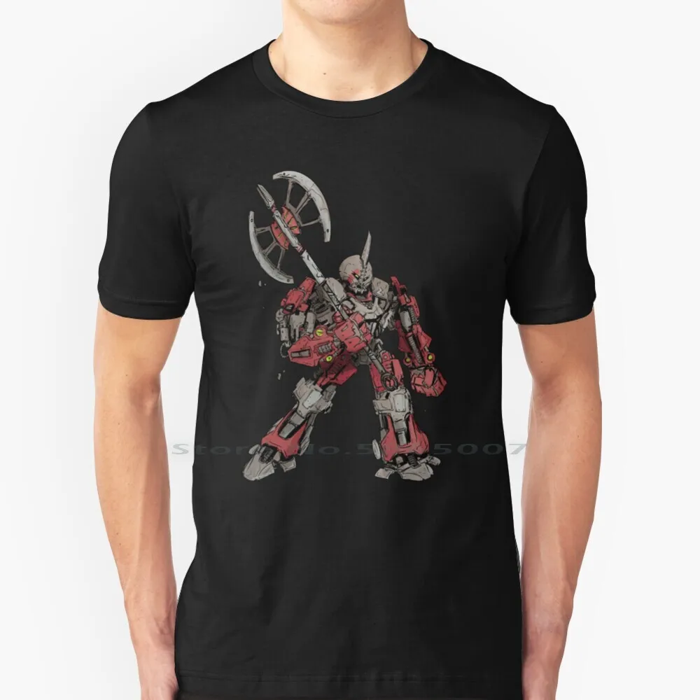 A X O N N 100% Cotton T Shirt Brutaka Axonn Titan Axe Power Bionicles Bonks Mocs Robot Mech Sword Kanohi Matoran Mata Nui