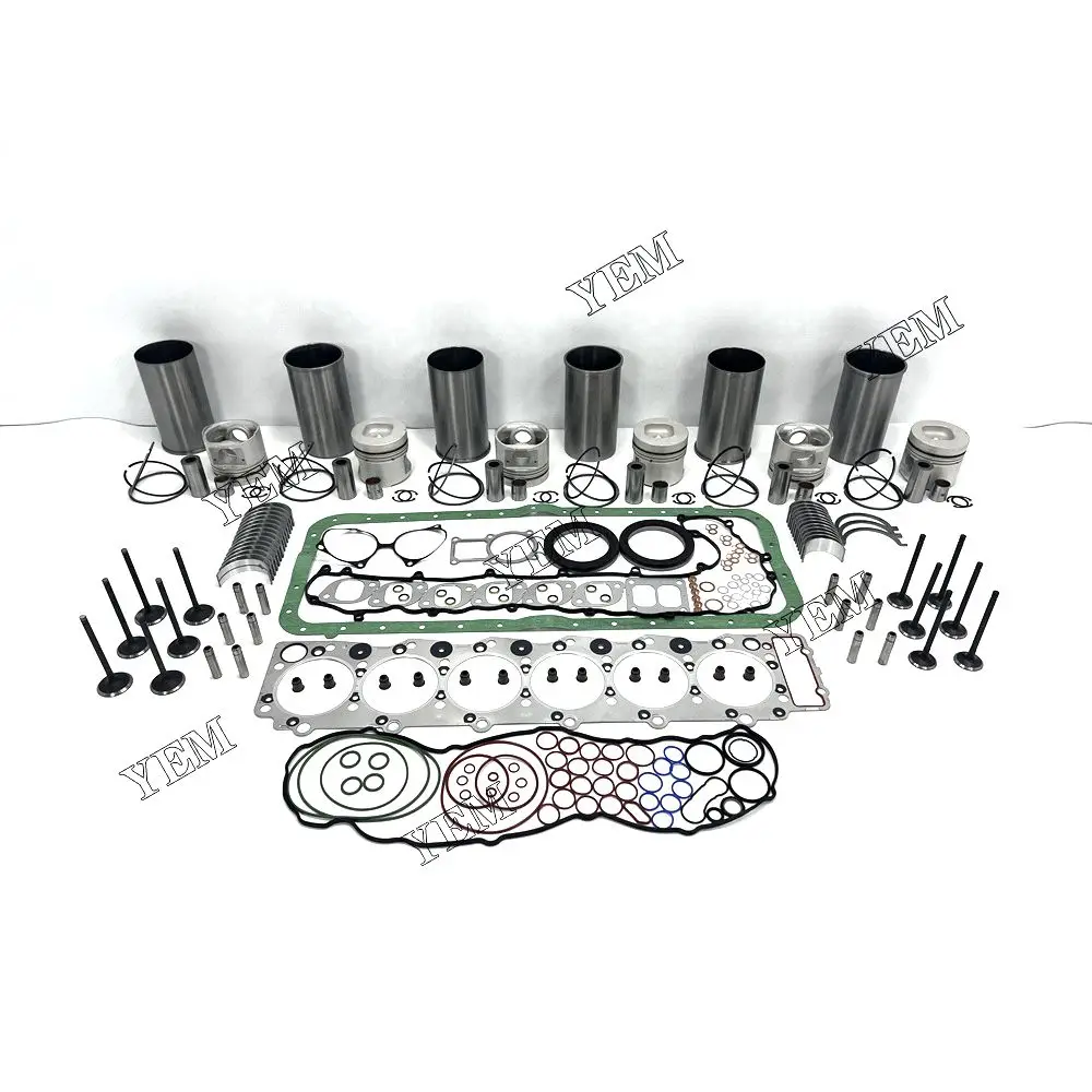 

6HE1 Rebuild Overhaul Kit With Bearings Gasket Set For Isuzu Diesel Engine Parts