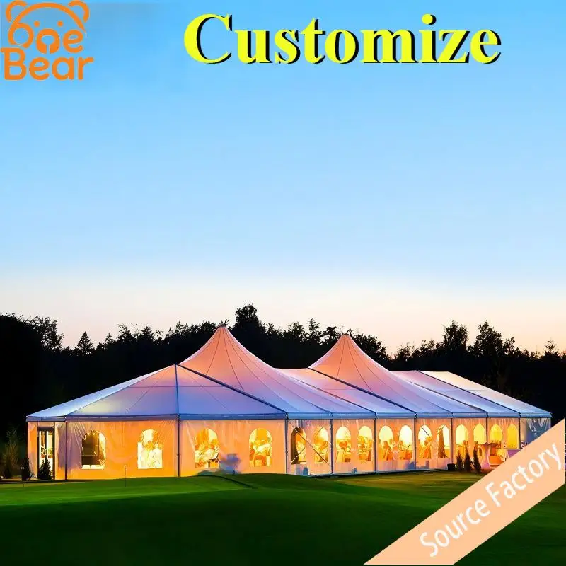 Luxury Wedding Marquee Tent Waterproof Outdoor Party Canopy Custom Event Tent for Banquet, Garden, Trade Show and Celebration