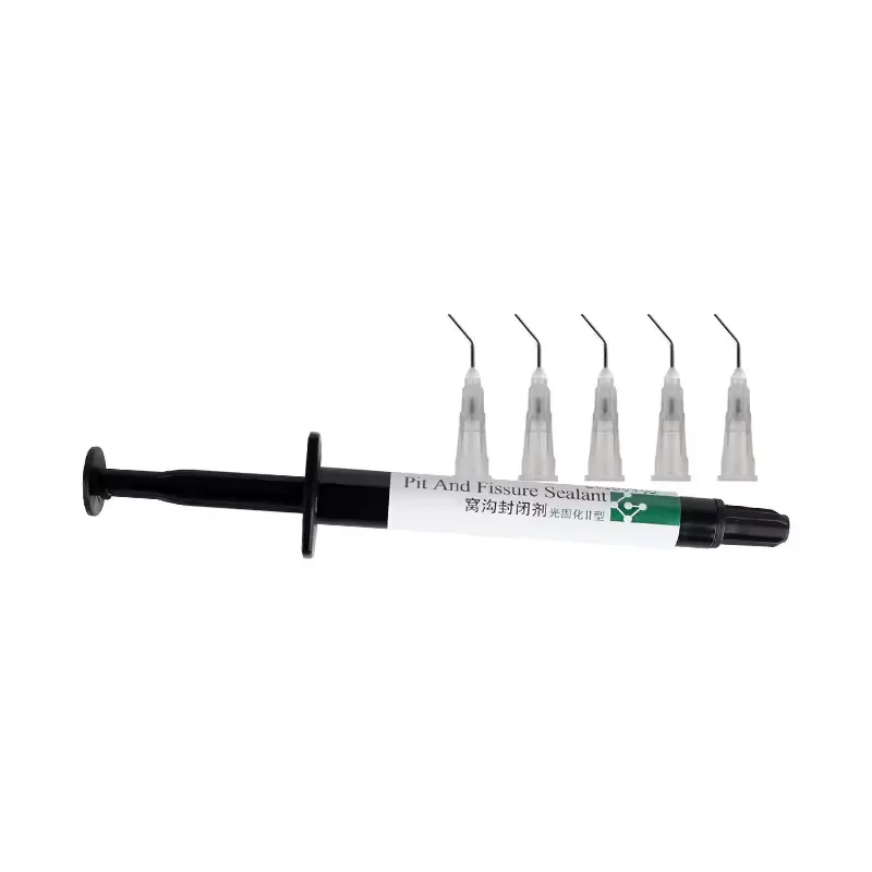 

Герметик для впадин и фиссур, светоотверждаемый стоматологический материал II типа, детский герметик для впадин и фиссур для профилактики кариеса, 1,5 мл/шт.