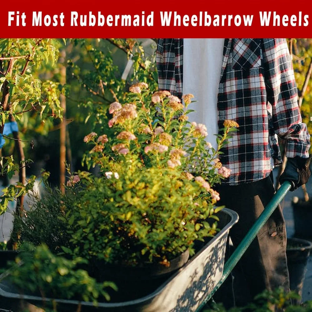 

Колеса для тележек Fumiture -20x2, непрокалываемые, с подшипником 3/4, длина ступицы 2.5, для садовых тележек и газонокосилок