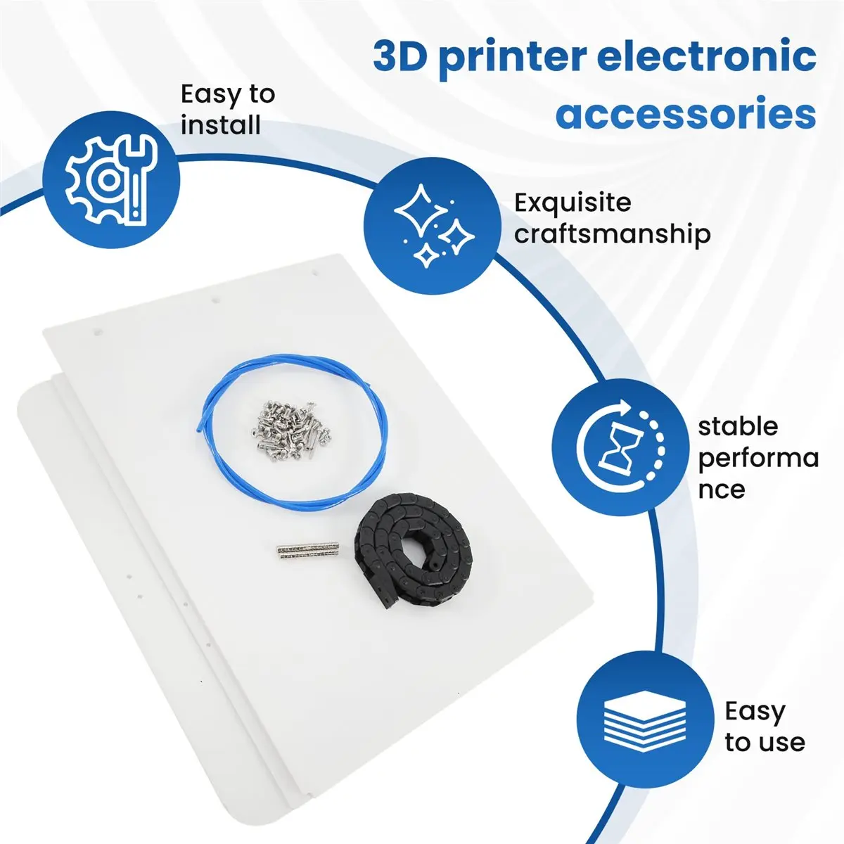 (DT37) Flashforge Adventurer 5M AD5M 3D 프린터용 인클로저 패널 키트 DIY 폴리카보네이트 PC 시트 3mm 3D 프린터 액세서리