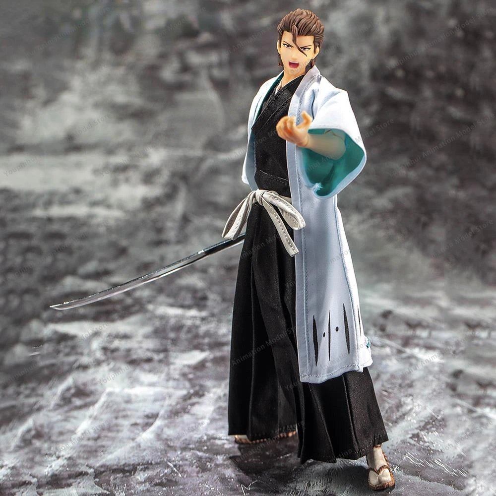 In Stock Dasin Model Bleach Aizen Sousuke / Sosuke Aizen 1/10 SHF PVC Action Figure Toys Model Great Toys