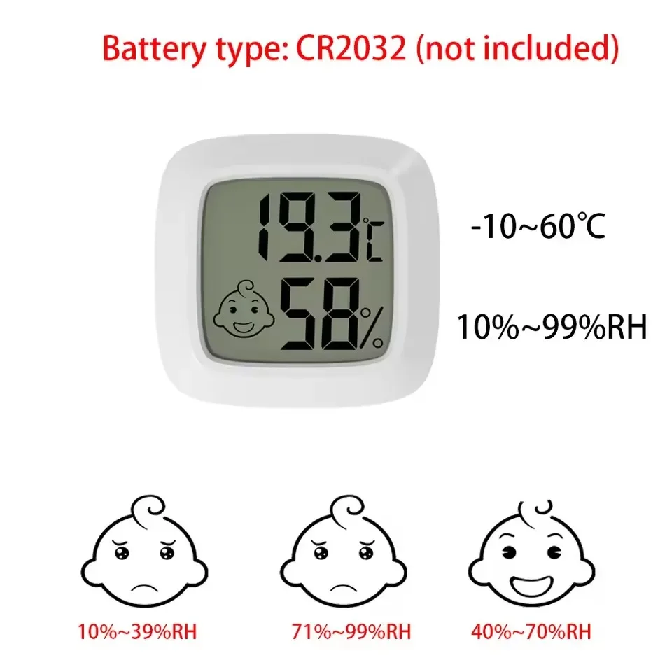 Mini LCD Digital Indoor Convenient Temperature Sensor Humidity Meter Gauge Instruments thermometer Hygrometer Temperature image 2