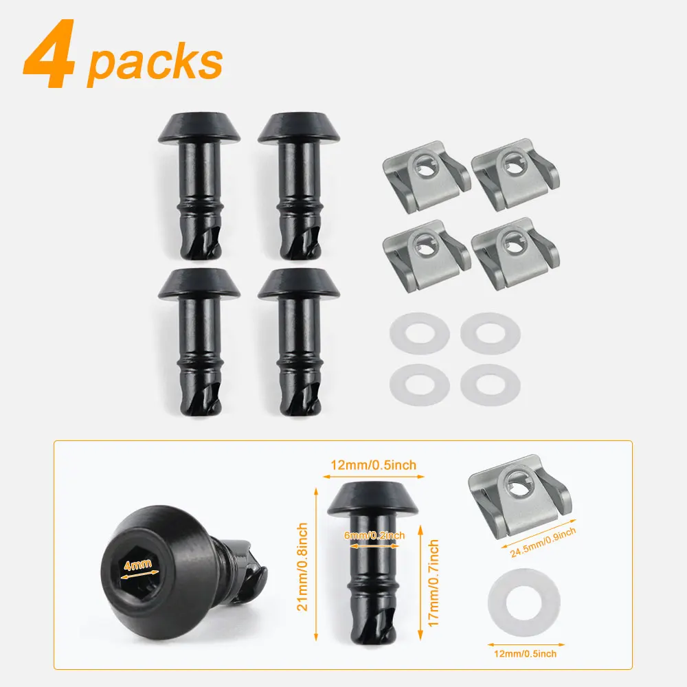 17mm Motorrad Quick Release Drehen Rennen Verkleidung Verschluss Universal Für Ducati 749 916 MV Agusta Aprilia Yamaha R1 R6 GSXR Honda