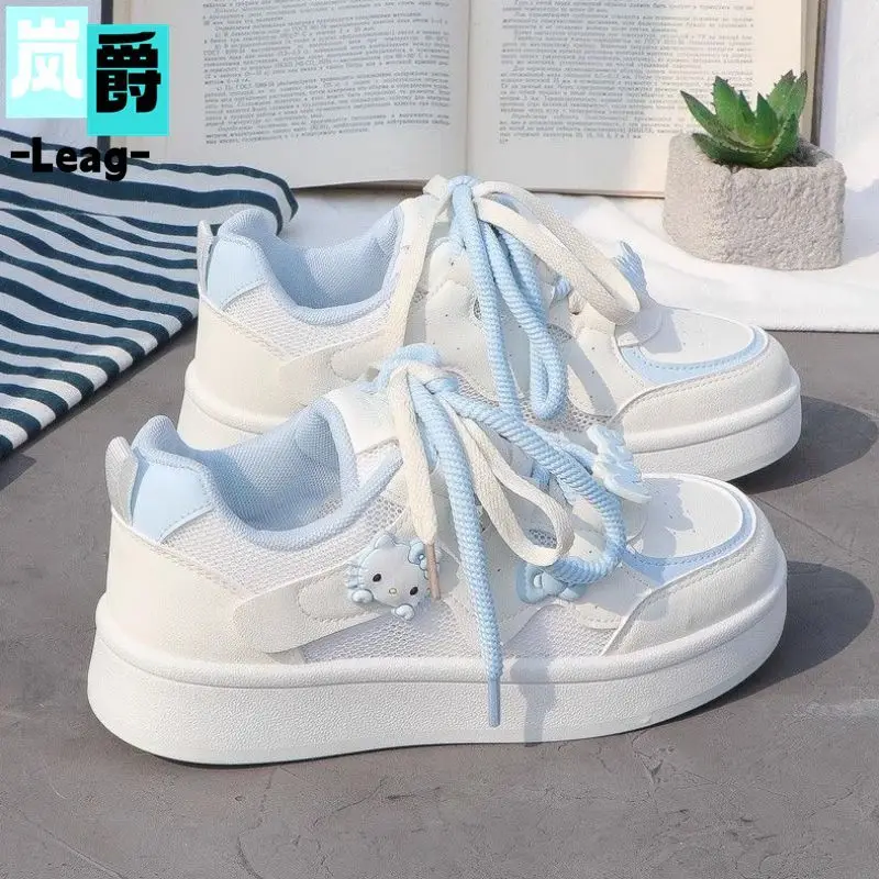 

Kawaii Hello Kitty Sanrio Students Cute Cartoon Sneakers Children Comfortable Running Shoes Non Slip Shoes Gift for Kids