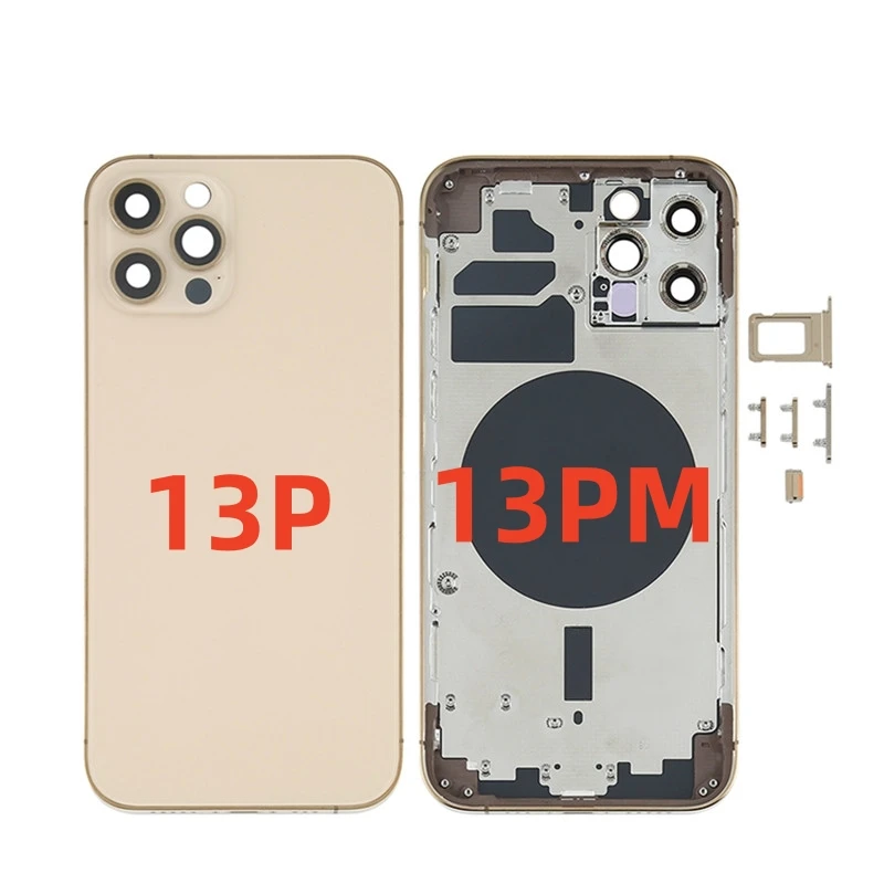 

Battery Back Cover for IPhone 13 13pro 13pro Max New Phone Case + Mid Frame Phone Case + SIM Tray + for IPhone 13 13pro 13proMAX