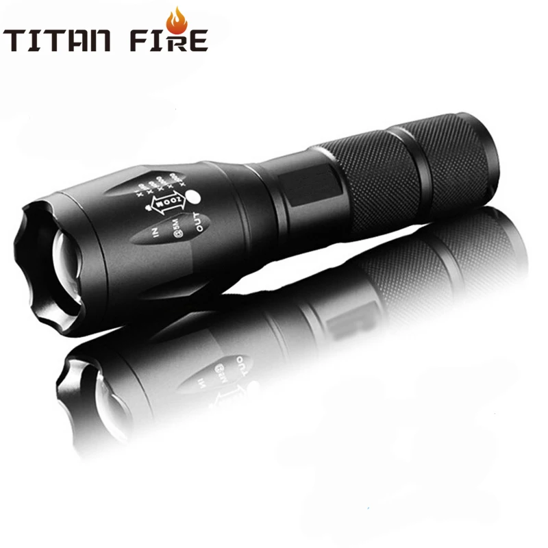 T20 Led Flashlight Ultra Bright L2 Torch Zoomable 5 Modes USB 18650 Waterproof Resistant Handheld Light Bicycle Light Camping