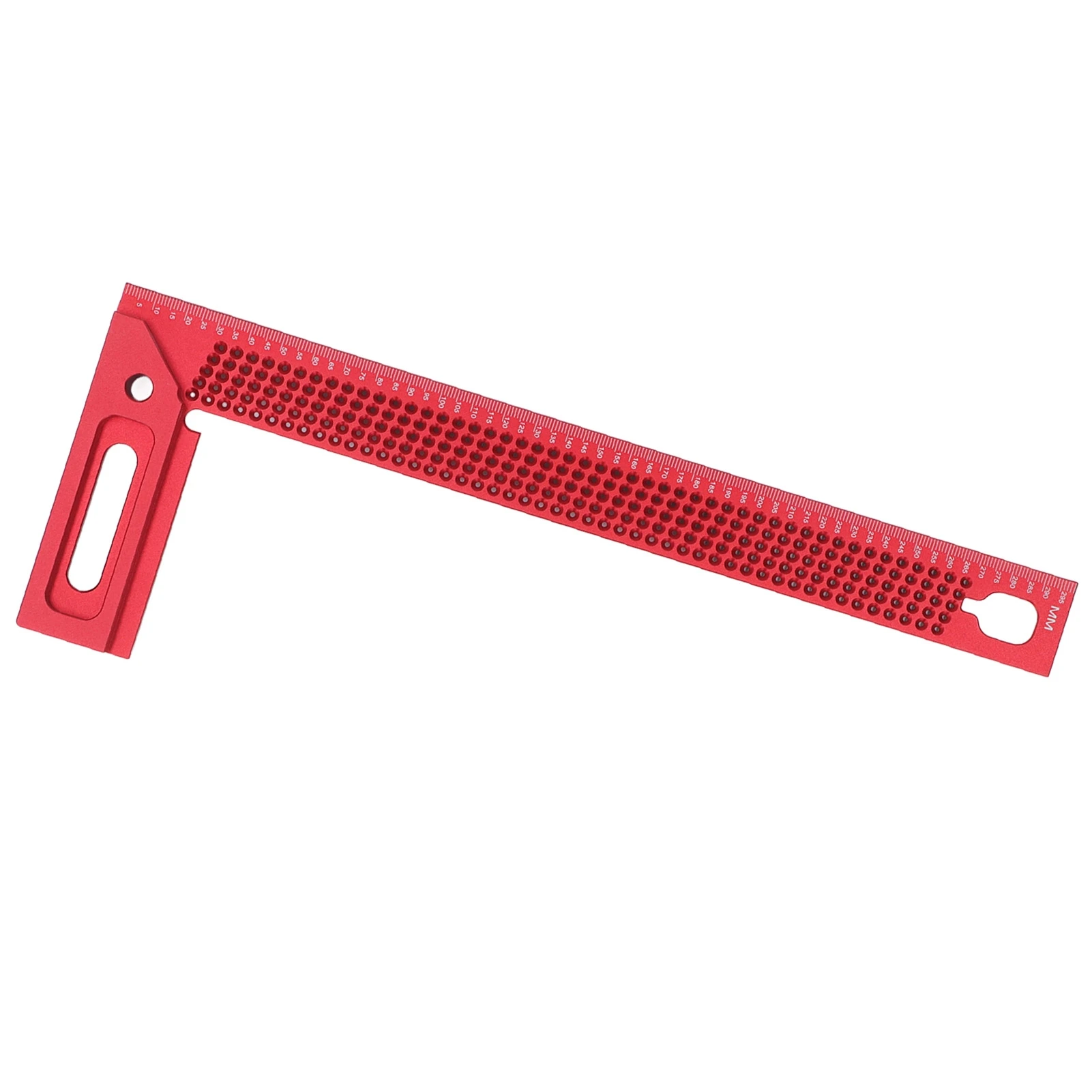 Right Angle Scriber Hole Positioning Gauge 45 90 Degree Layout Woodworking Scribing Marking Ruler 300MM
