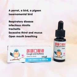 Parrot thrush pigeon watch bird cough panting oral liquid thirst mucus multiple open mouth breathing and other diseases