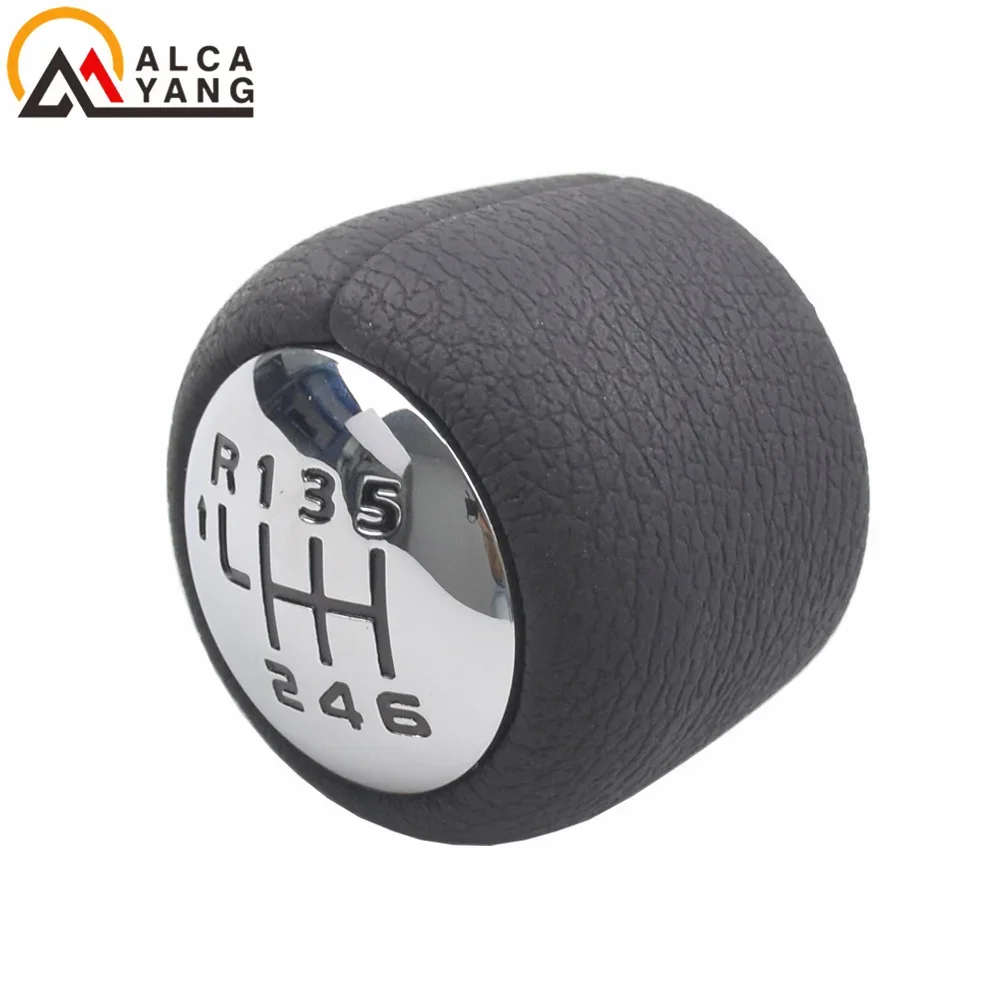 2403.GY Auto Gear Shift Knob 6 Speed Interior Parts For Peugeot 508 2010-2018 Citroen C4 Picasso II Lever Ball Car Accessories