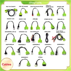 Instructions de diagnostic de moto pour JDIAG, EAU de moto, adaptateur de diagnostic, fonctionne pour M100, M200, M300, 3 broches, 4 broches, 6 broches