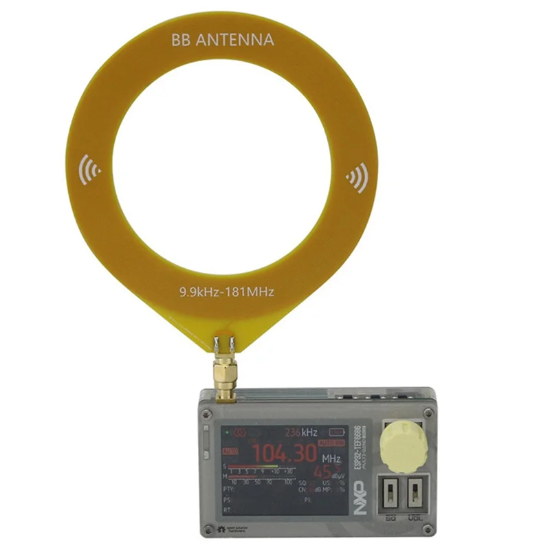 

B68C FM/LW MW/SW Полнодиапазонный радиоприемник ESP32-TEF6686 с технологией DSP 2-дюймовый экран дисплея