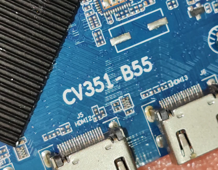 CV351-B55 la scheda madre WiFi di rete TV tre in uno 120v 600ma funziona bene