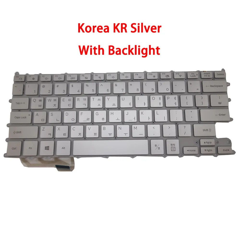 Laptop Keyboard For Samsung NT930QAA NT930QBE 930QAA 930QBE English US Korea KR With Backlit Without Frame New