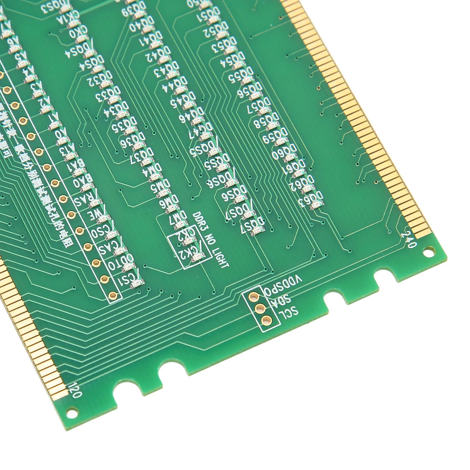 Memory Tester Green DDR2 DDR3 Tester Compact Diagnostic Card Dual DDR2 DDR3 Support For Motherboard Diagnostics