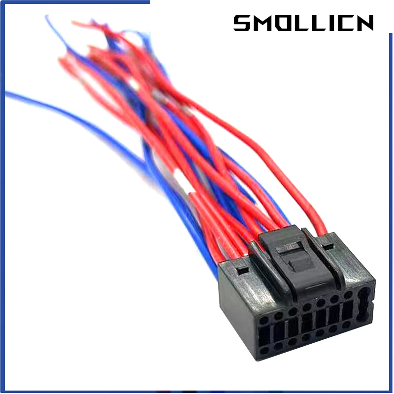 1 Set 16 Pin 8227L YT9216 YT9217 YT9218 Car Stereo ISO Connector 51128-1601 JVC Kenwood Universal Android Head Units