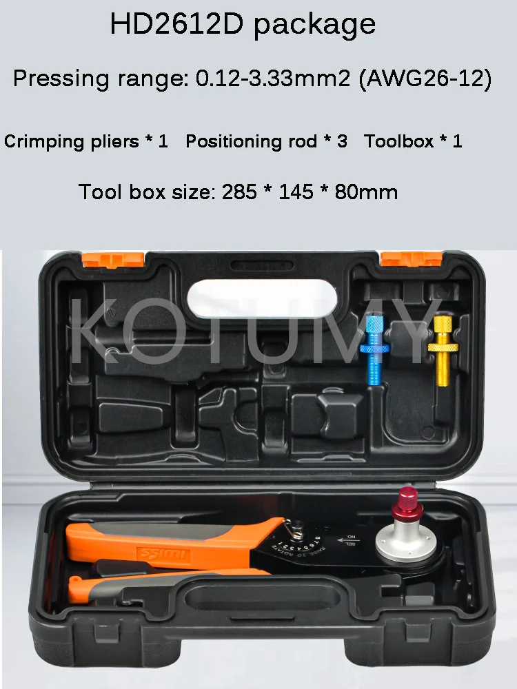 Aviation Terminal Four-point Crimping Pliers HD2612 Heavy-duty Connector Pin Crimping Pliers M22520/1-01