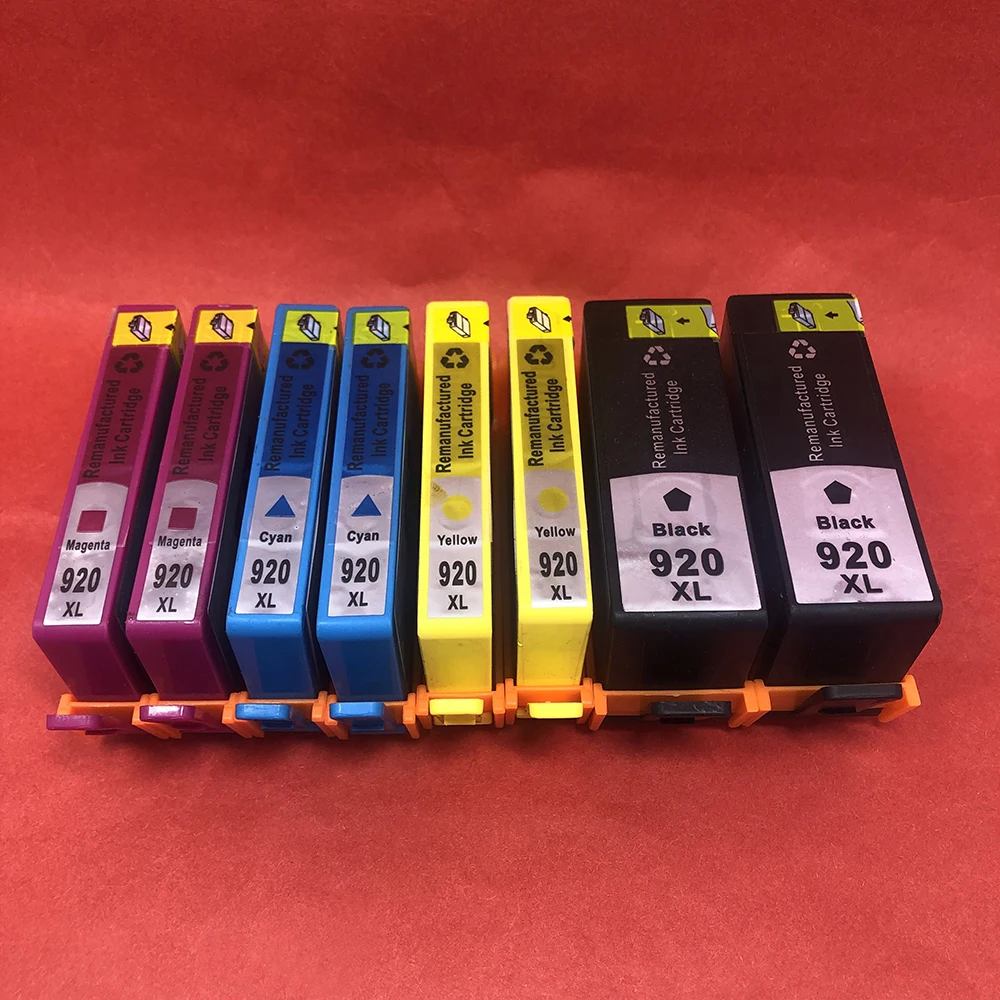 

8Pcs Remanufactured Ink Cartridge for HP920XL Compatible for HP920 HP 920XL for HP Officejet 6000 6500 6500A 6500A Plus printer