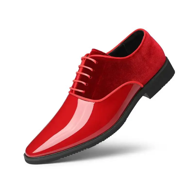 

Luxury Designer oxford shoes man eleganti patent leather formal shoes man designer casual business wedding shoes for man