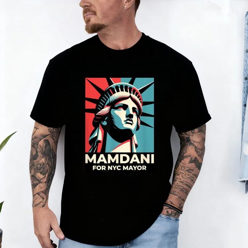 Zohran Mamdani for Nyc Mayor Funny Cool Trendy Cotton T-Shirt Crew Neck Short Sleeve Men Women Casual Fashion Graphic T Shirts
